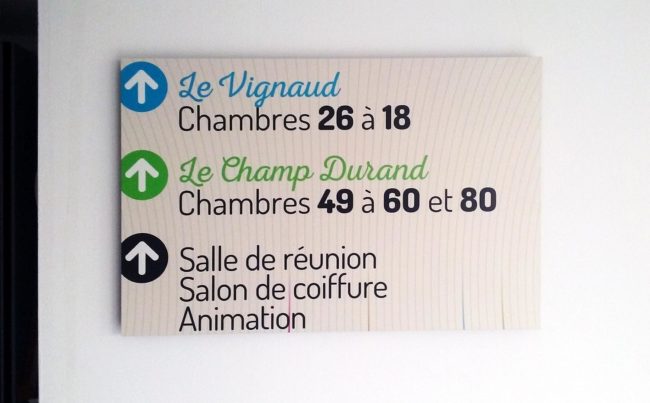 Signalétique intérieure