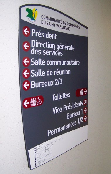 Signalétique intérieure