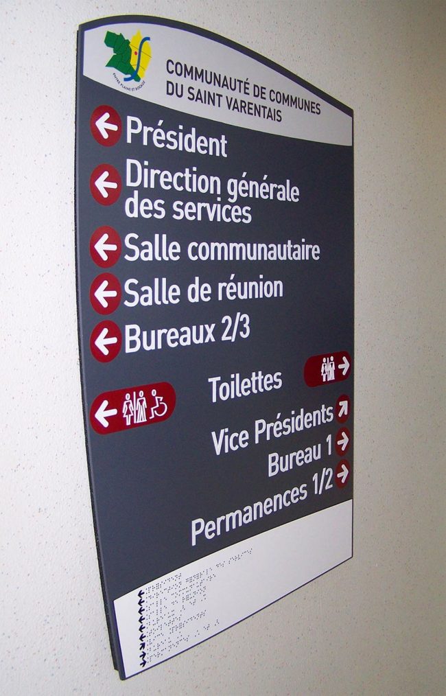 Signalétique intérieure