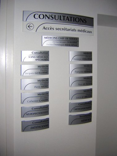 Signalétique intérieure