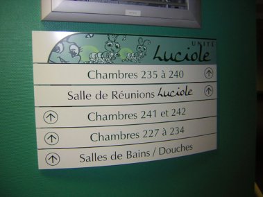 Signalétique intérieure